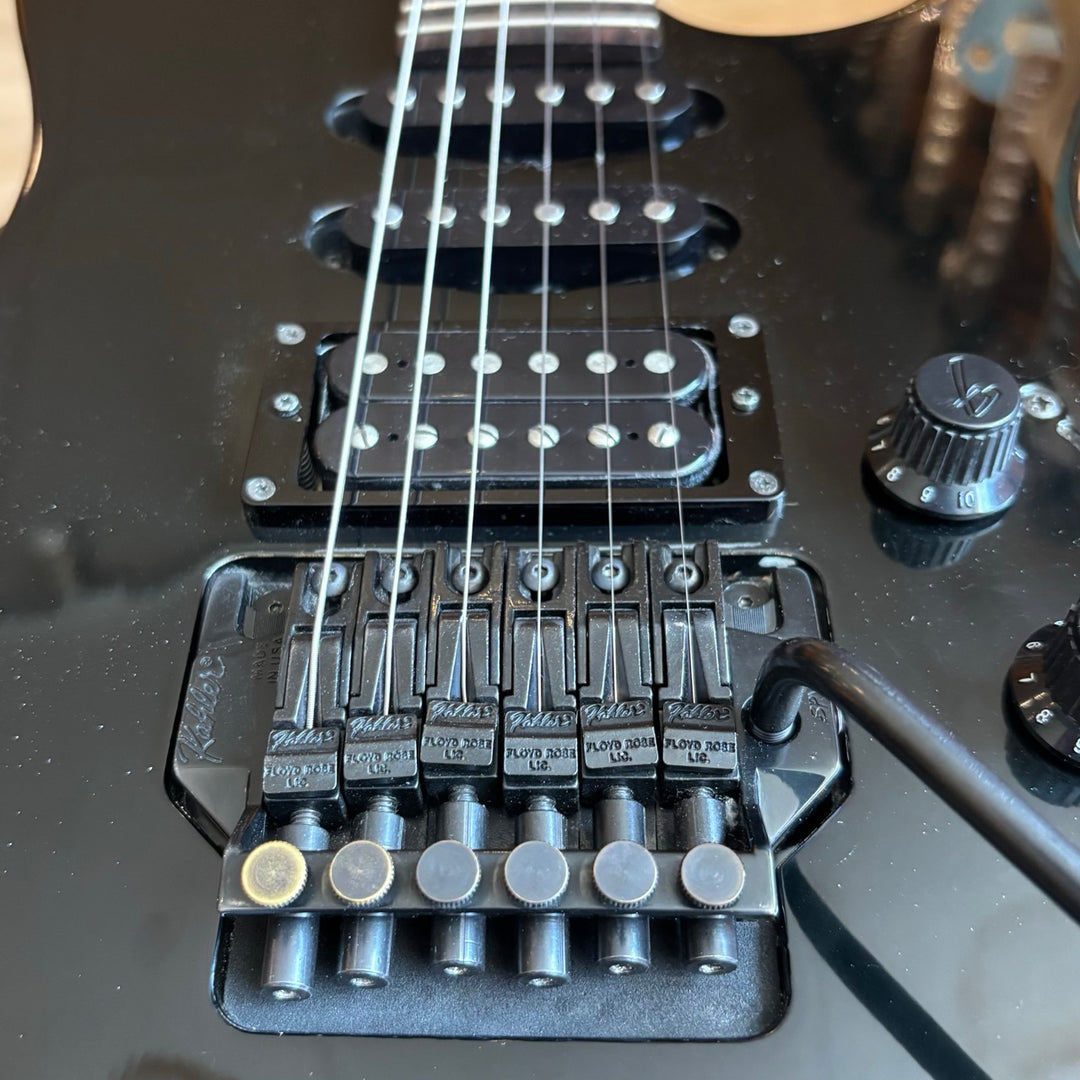 Fender - HM Strat w/ Factory Kahler Spyder Tremolo & HD Case (Vintage MIJ-1988-Black) - USED