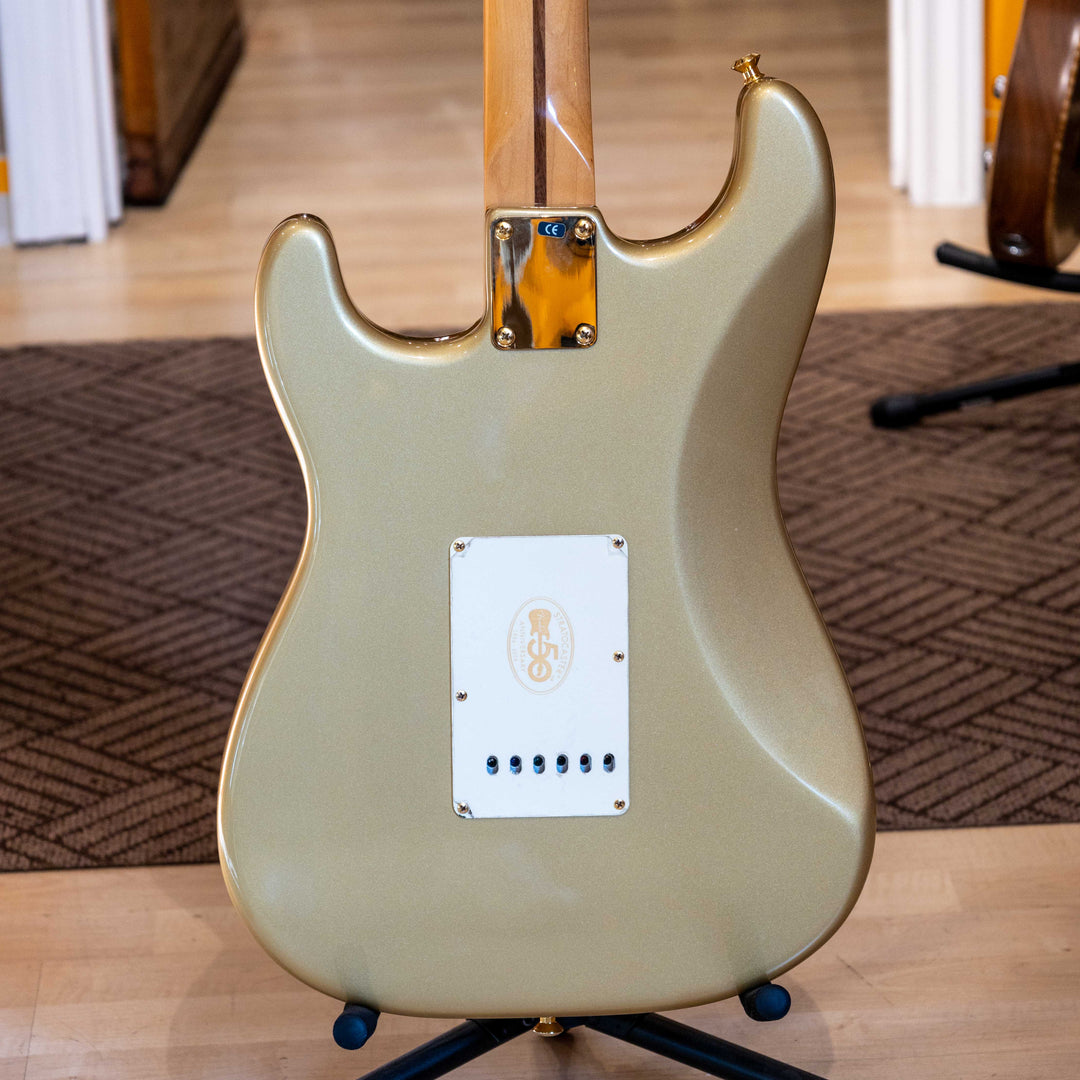 Fender - 50th Ann. LTD Edition Stratocaster (Maple - Aztec Gold)  w/ Tweed Fender Bag - MIM - 2020 -USED Electric Guitar