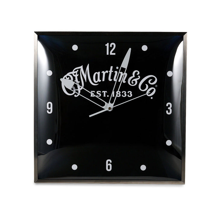 Martin 18N0420 Black Silhouette with White Script Logo – LED Clock, D-28