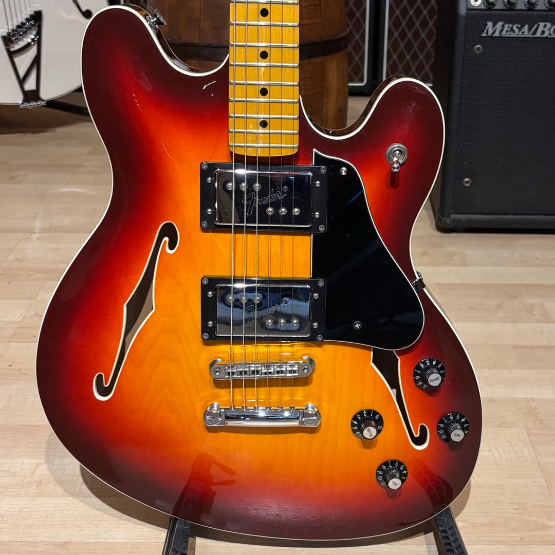 Fender - Modern Player Starcaster 3 Tone Sunburst - Maple ( No Case Or Bag) - USED