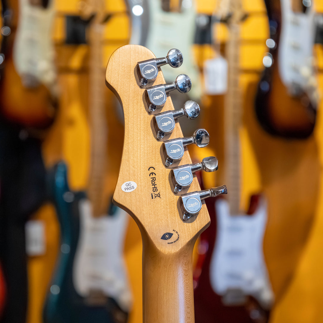Jet Guitars - "JS-400" Roasted Maple HSS Strat Copy - "Lake Placid Blue" - (No Case Or Bag) - USED