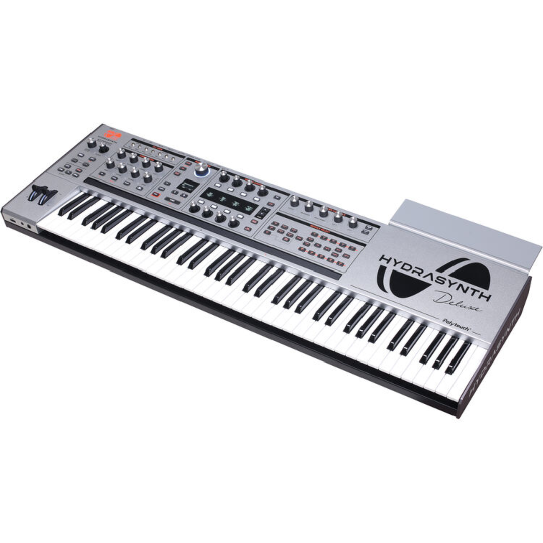 ASM Hydrasynth Deluxe 16-Voice Digital Wave-Morphing Synthesizer - Limited-Edition Silver