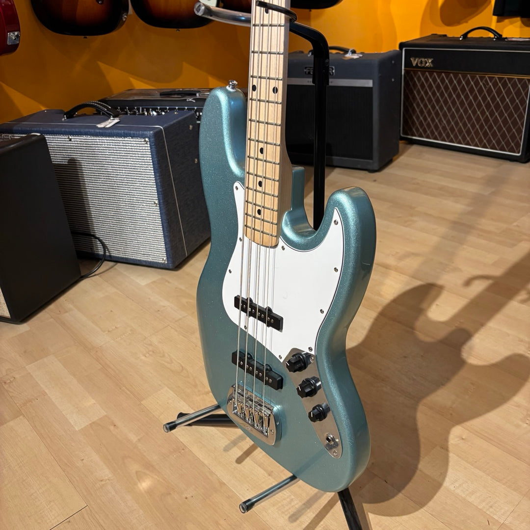 G&L - Tribute Series Jazz Bass - Lake Placid Blue w/ Hipshot D-Tuner Upgrade ( No Case Or Bag ) - USED