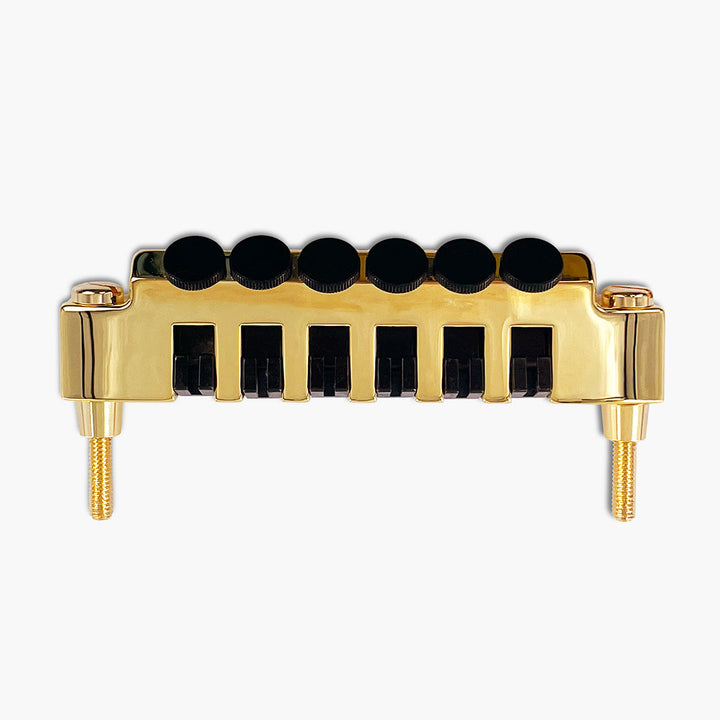 Allparts TP-3348-002 Leo Quan® Badass FTT™ Fine Tuner Tailpiece, Gold