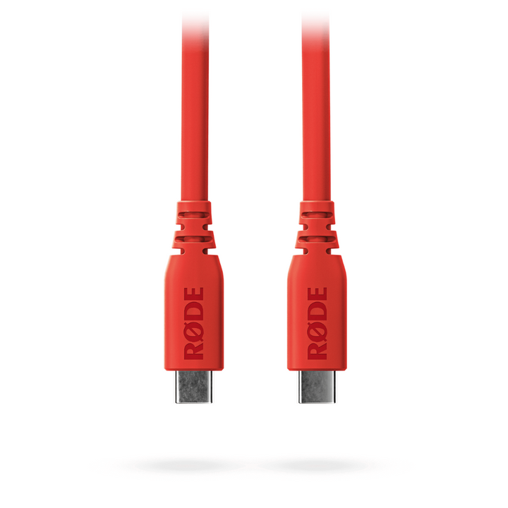 Rode Microphones SC27-R 2m SuperSpeed USB-C to USB-C Cable - Red