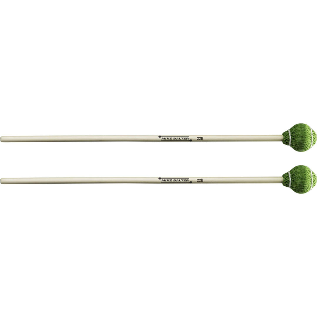 Vic Firth B22B Mike Balter Cord Birch Mallets - Medium/Hard (Green)