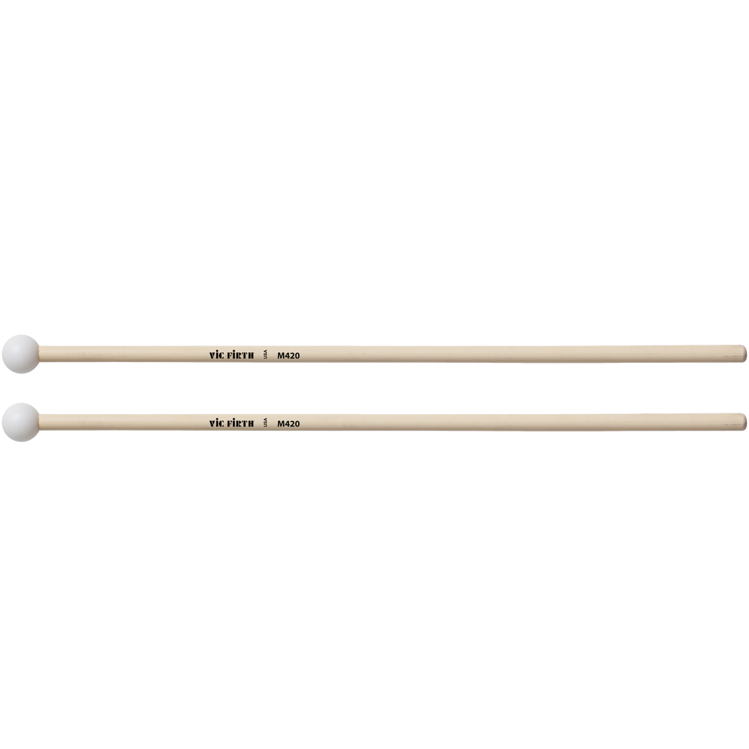 Vic Firth M420 Articulate Series Keyboard Mallet - 3/4" Acetyl, Round