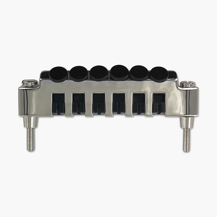 Allparts TP-3348-001 Leo Quan® Badass FTT™ Fine Tuner Tailpiece, Nickel