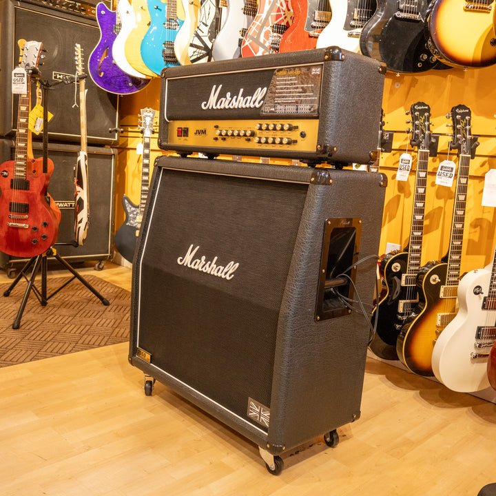 Marshall 2011  JVM 210H & 1960A Top / Slant 4x12 Stereo Cabinet - Used