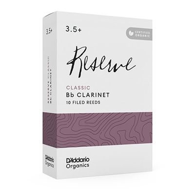 D'Addario Woodwinds ODCT10355 Reserve Classic, Bb Clarinet - Box Of 10 - 3.5+