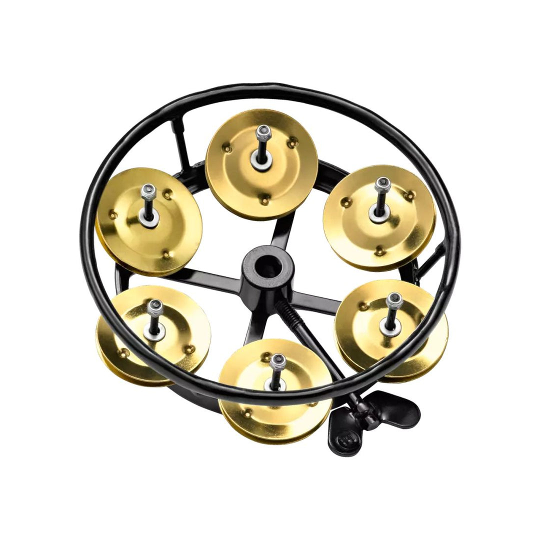 Meinl Professional Series Hi-Hat Tambourine - Solid Brass w/ Striking Edge- 1 Row