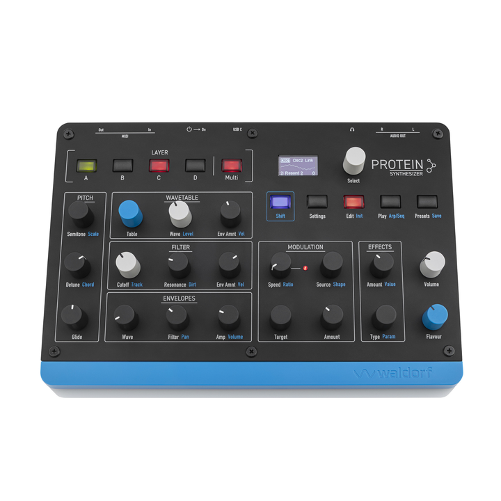 Waldorf PROTEIN Wavetable Synthesizer