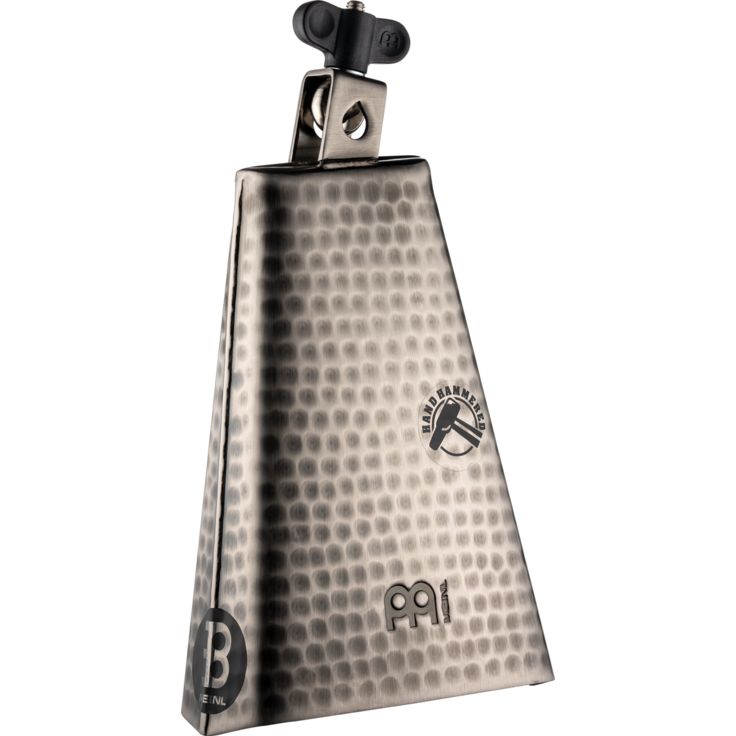 Meinl Percussion 8" Hammered Cowbell Hand brushed steel Timbales Cowbell Big Mouth