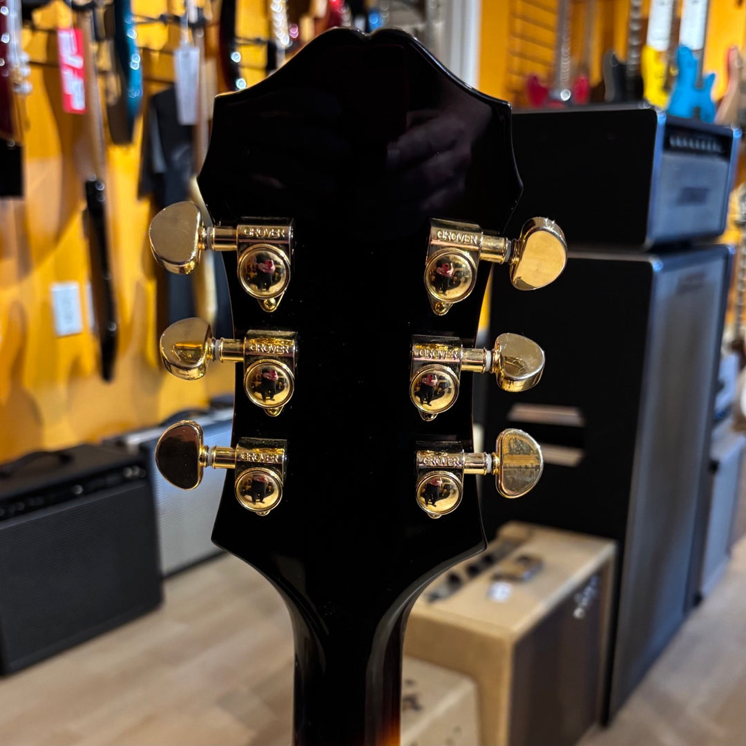 Epiphone - Sheraton II VS Left Handed - Vintage Sunburst w/ Hard Shell Case (2008)  - USED
