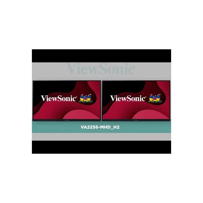 Viewsonic VA2256-MHD_H2 22" Dual Pack IPS Monitor  Frameless, 1080p, HDMI + DisplayPort, ECO Packaging
