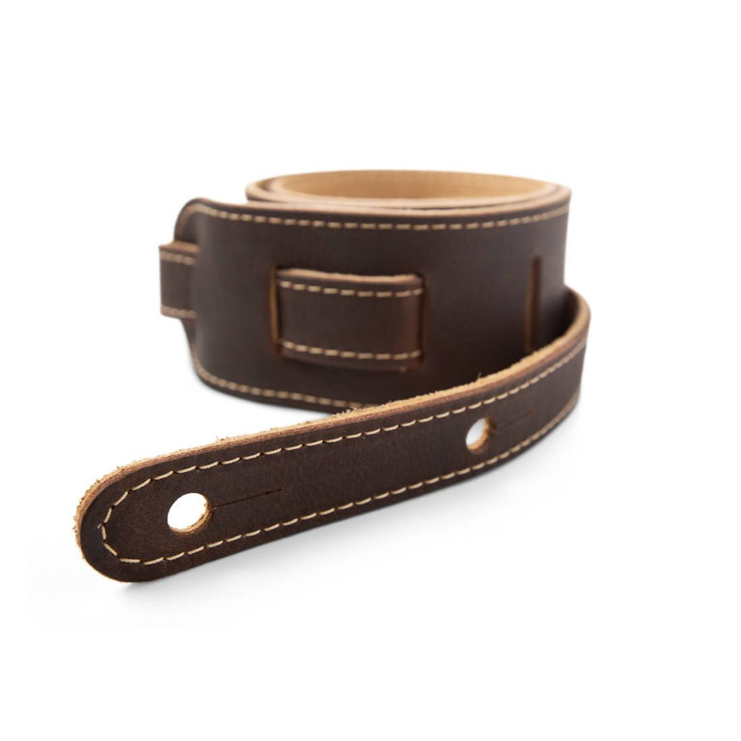 Taylor Guitars 2.5'' Leather Guitar Strap w/Suede Back - Chocolate Brown