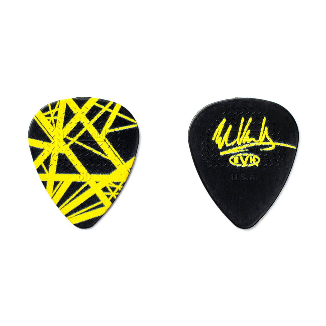 Dunlop EVH Black yellow Gtr Pick tin