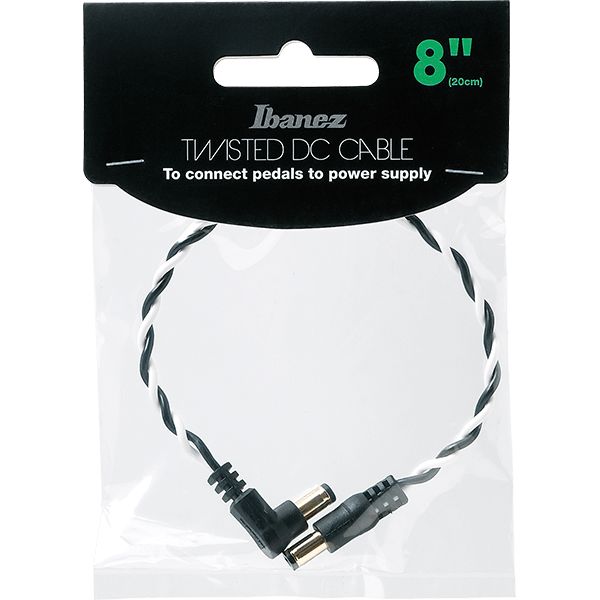 Ibanez DCT08BWH 8 Inch Twisted DC Cable
