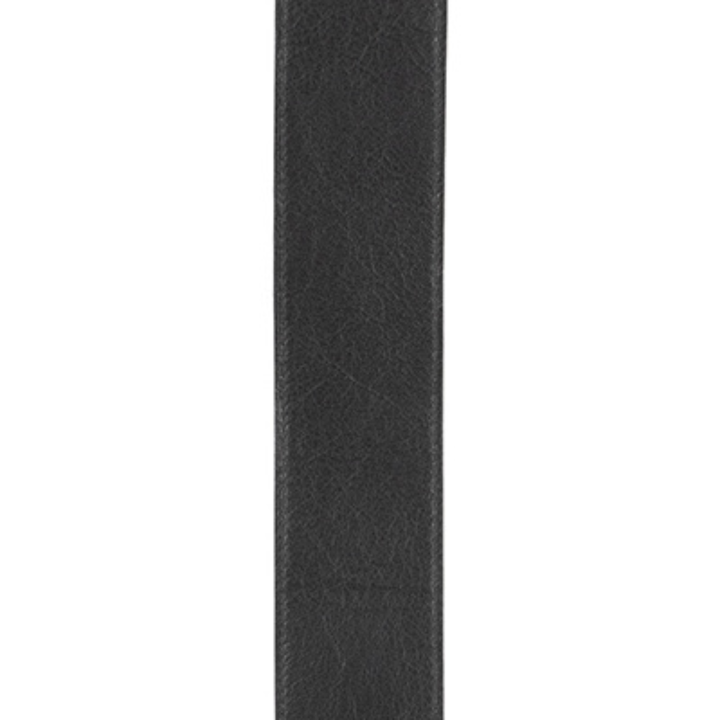 D'Addario 25BALSV00 2.5" Comfort Leather Guitar Strap with Swivel (Black)