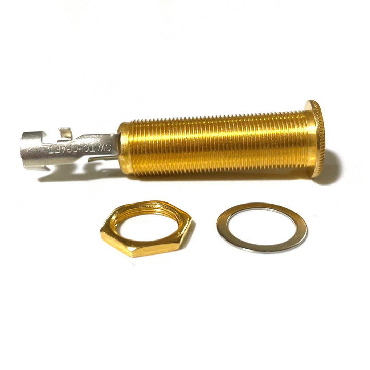 Allparts EP-0152-B02 Switchcraft Gold Stereo Jack - Pack of 25