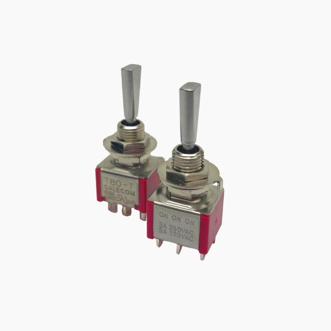 Allparts EP-0080 On-On-On Mini Switch Chrome