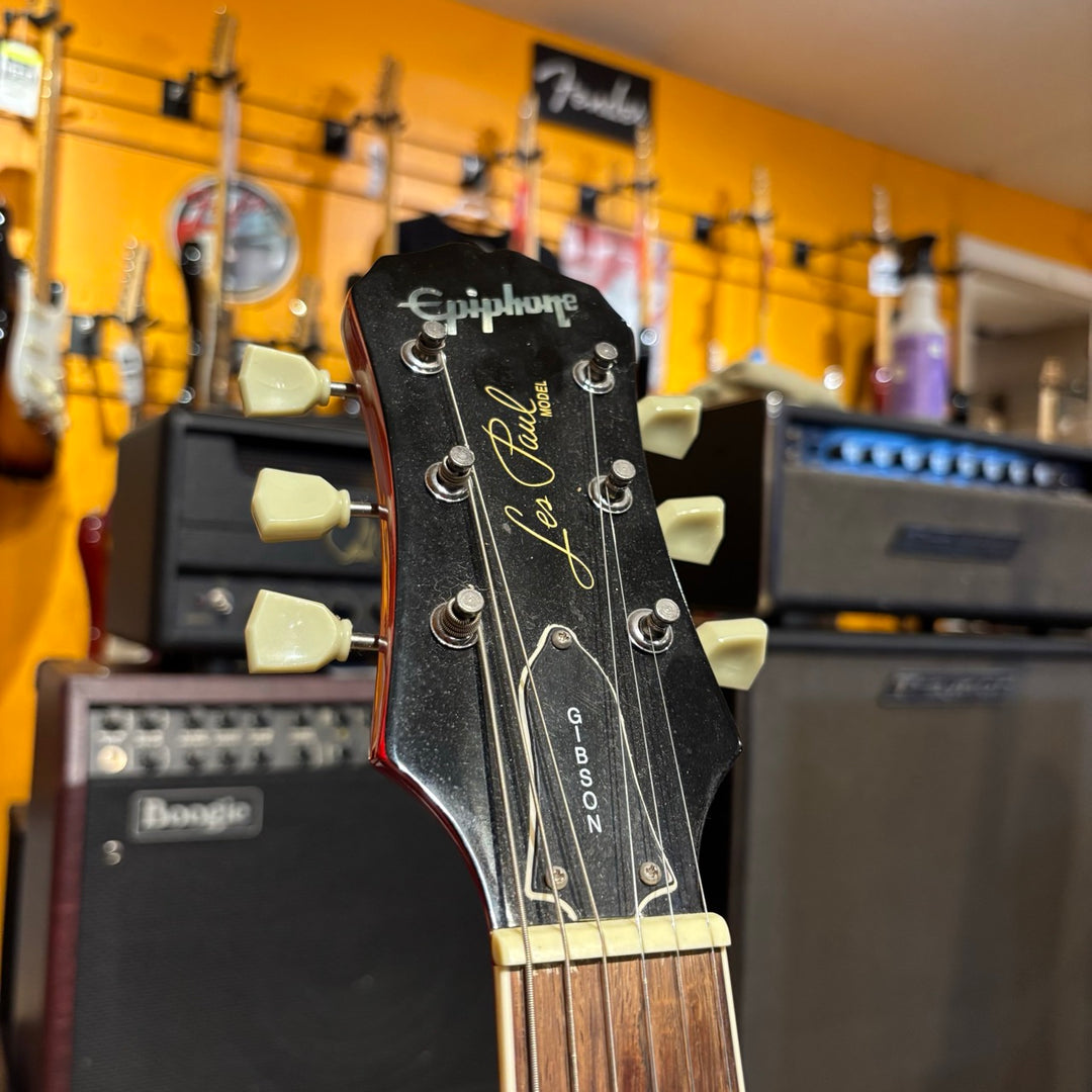 Epiphone - Les Paul STD FM Top - Cherry  Sunburst w/ HD Case (1998) - USED