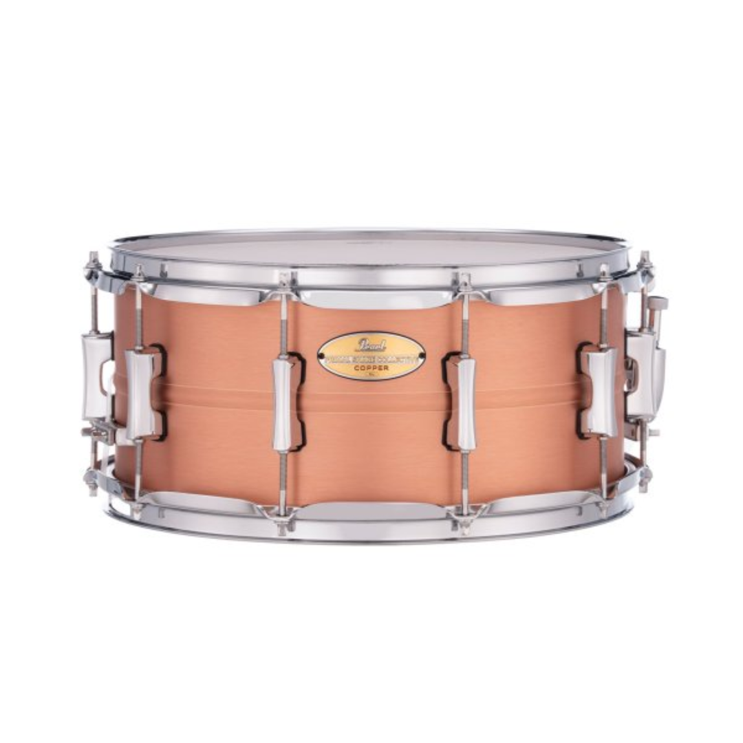 Pearl PSC1465C 14"x6.5" Copper Shell Snare Drum, Brushed Copper