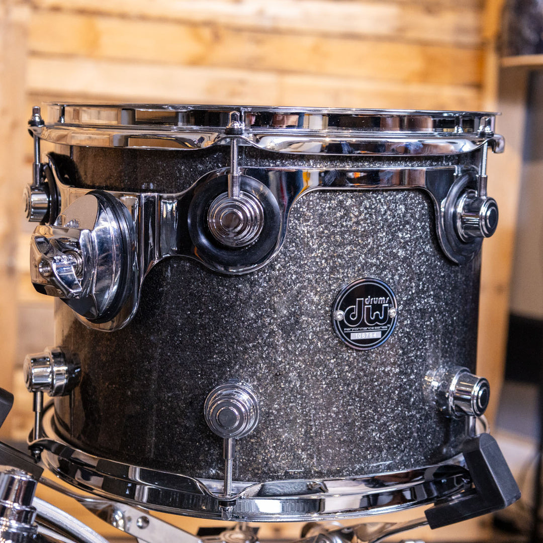 DW Performance Series 3-Piece Shell Pack  (Pewter Sparkle)
