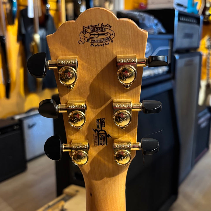 Washburn - J28-SCE DLK  Cumberland Cutaway Acoustic Electric Natural w/HD Case (2009) - USED