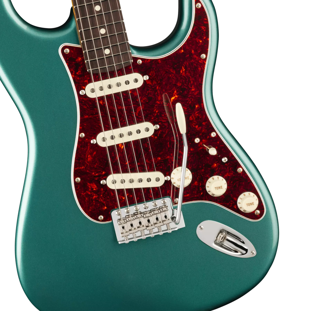 Fender American Professional Classic Stratocaster® -  Rosewood Fingerboard -  Faded Sherwood Green Metallic