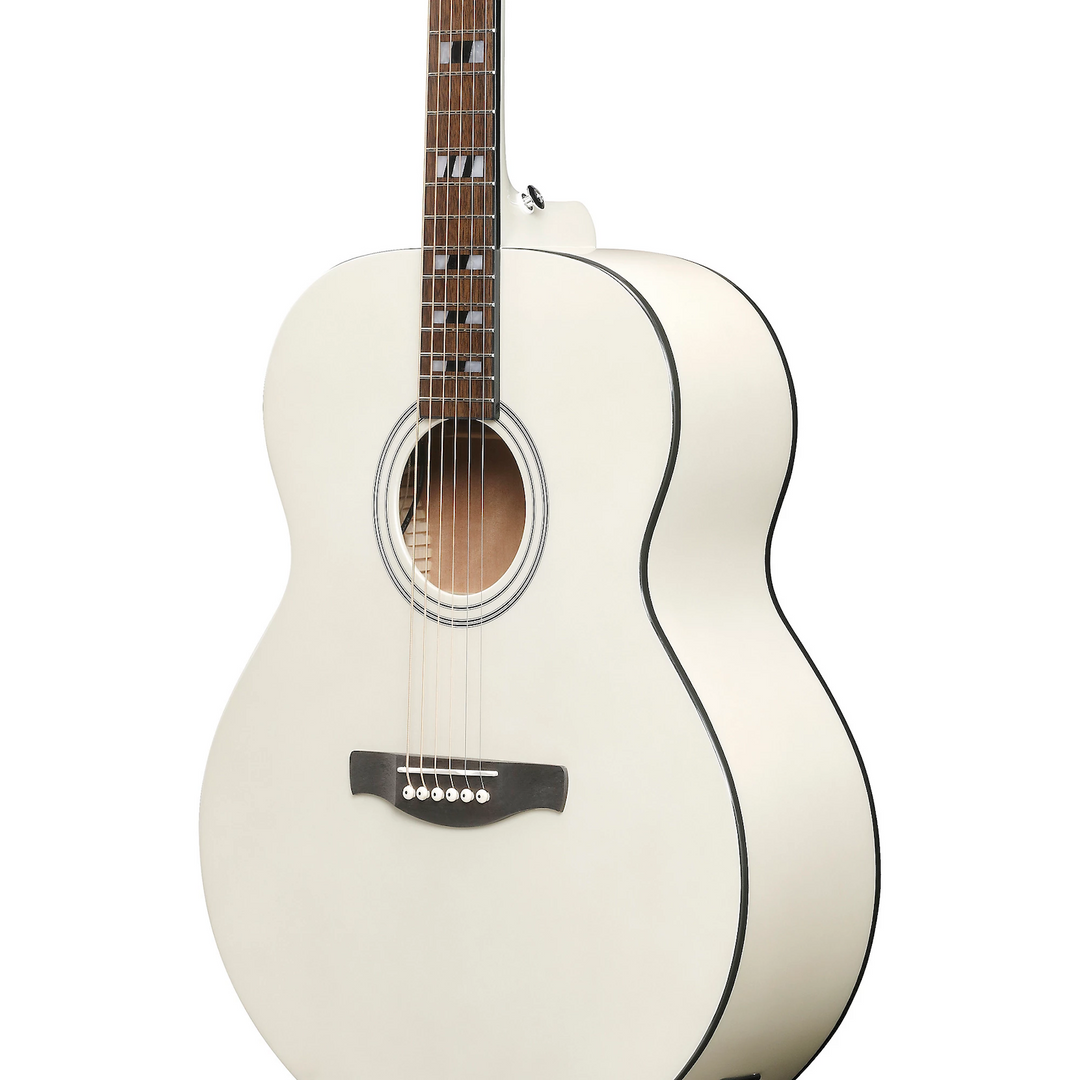 Ibanez AJ70M2EPW Jumbo Acoustic-Electric Guitar Pearl White High Gloss