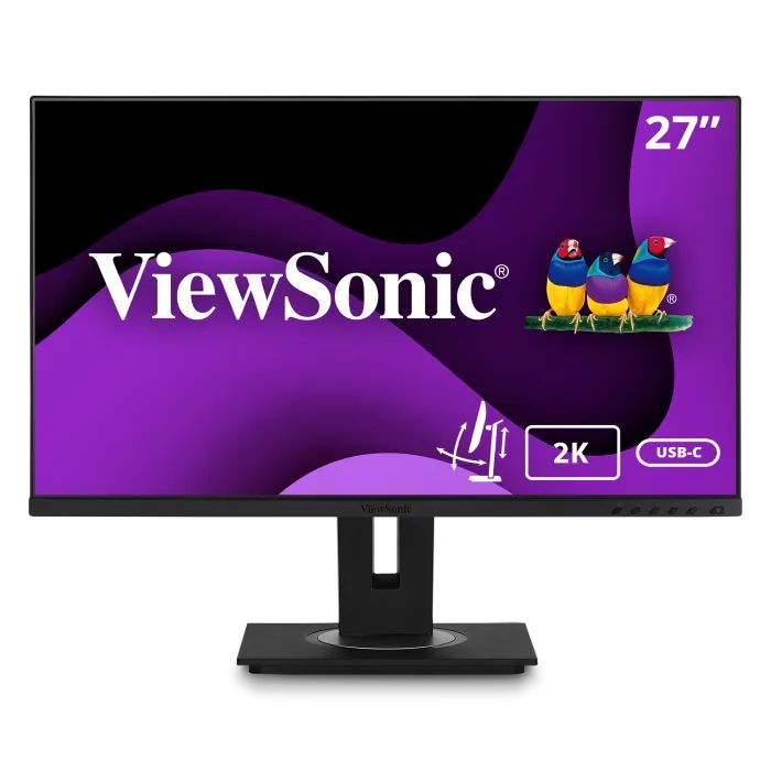 Viewsonic VG2755-2K 27" SuperClear® IPS Monitor  QHD 1440p, Advanced Ergonomics