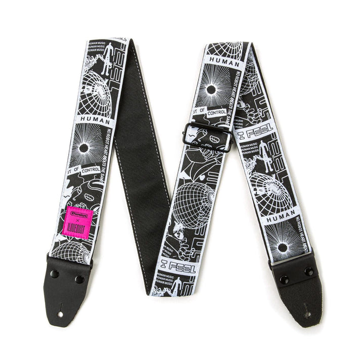 Dunlop I Love Dust Robot Heart Strap