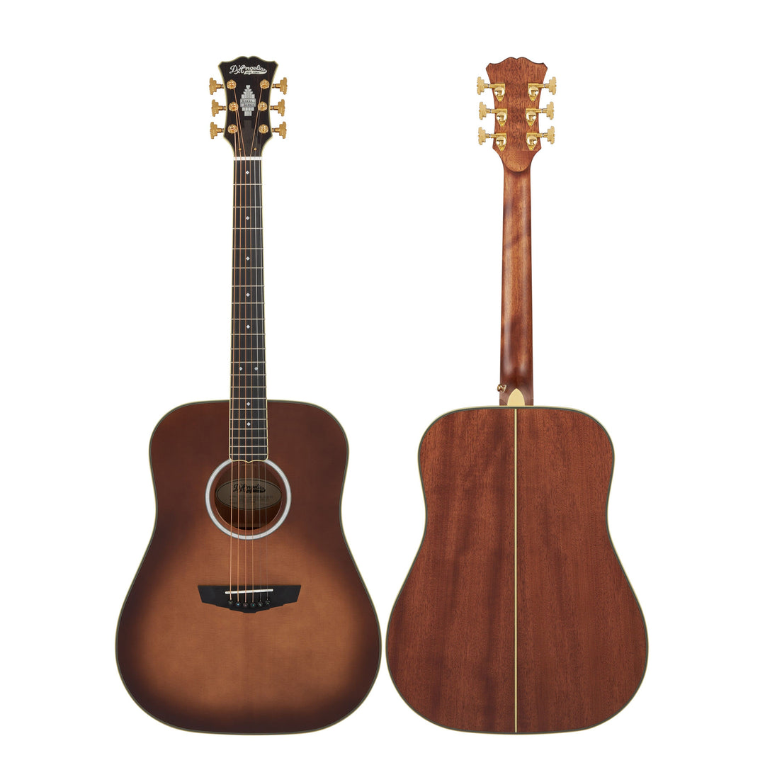 D'Angelico DAED300ATBGP2 Lexington Dreadnought Includes Hard Case - Autumn Burst