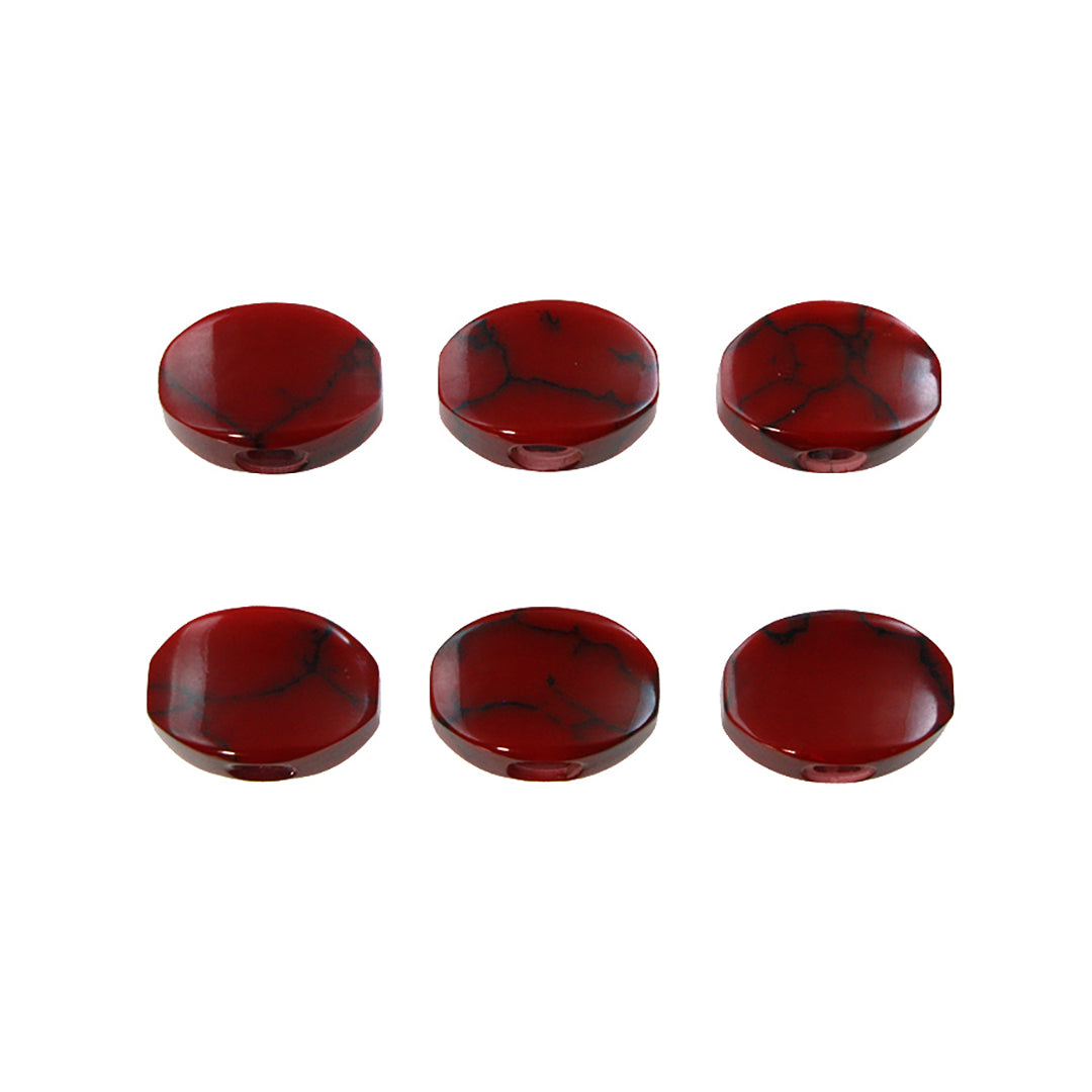 Allparts TK-7728 Small Schaller Style Button Set for Gotoh Tuners Red Jasper