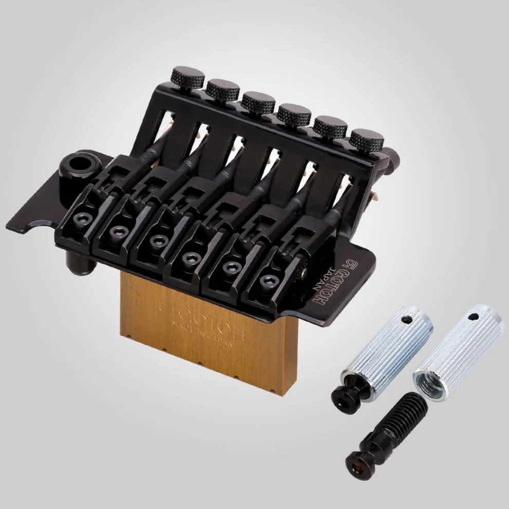 Allparts SB-5301-003 - Gotoh Locking Tremolo, 36mm Block, 43mm Locking Nut - Black