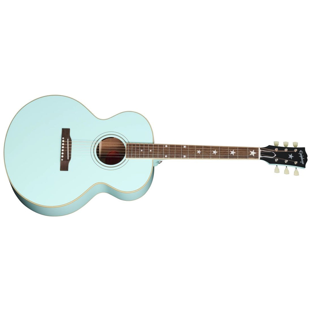 Epiphone J-180 LS Acoustic/Electric Guitar with Hardshell Case - Kerry Green
