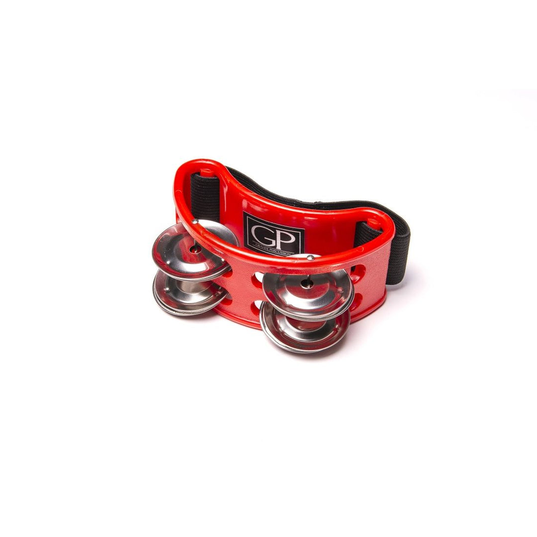 Granite Percussion Foot Tambourine - Red