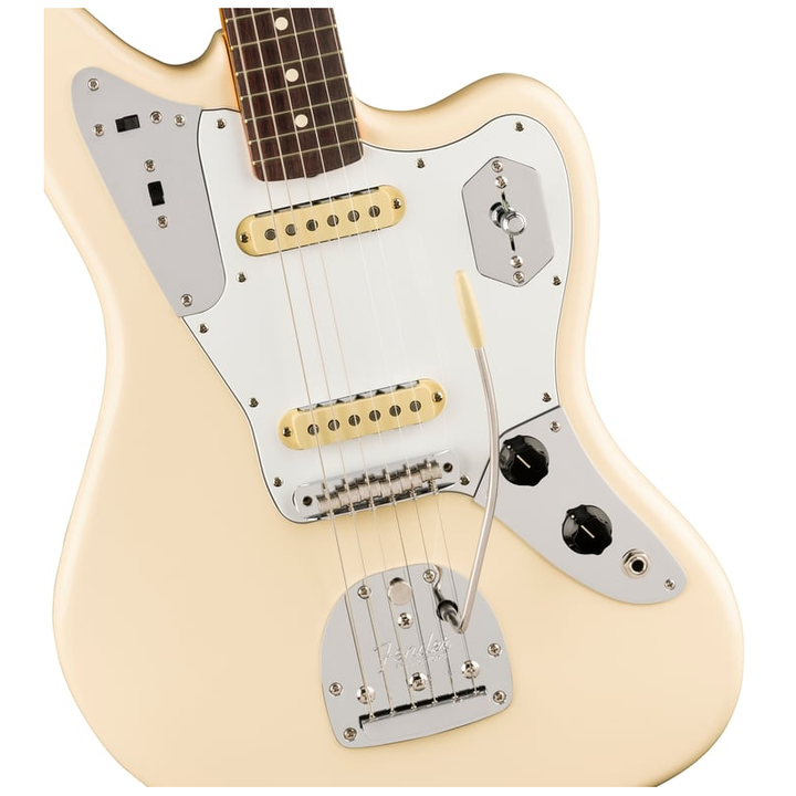 Fender USA Johnny Marr Jaguar, Rosewood Fingerboard (Olympic White
