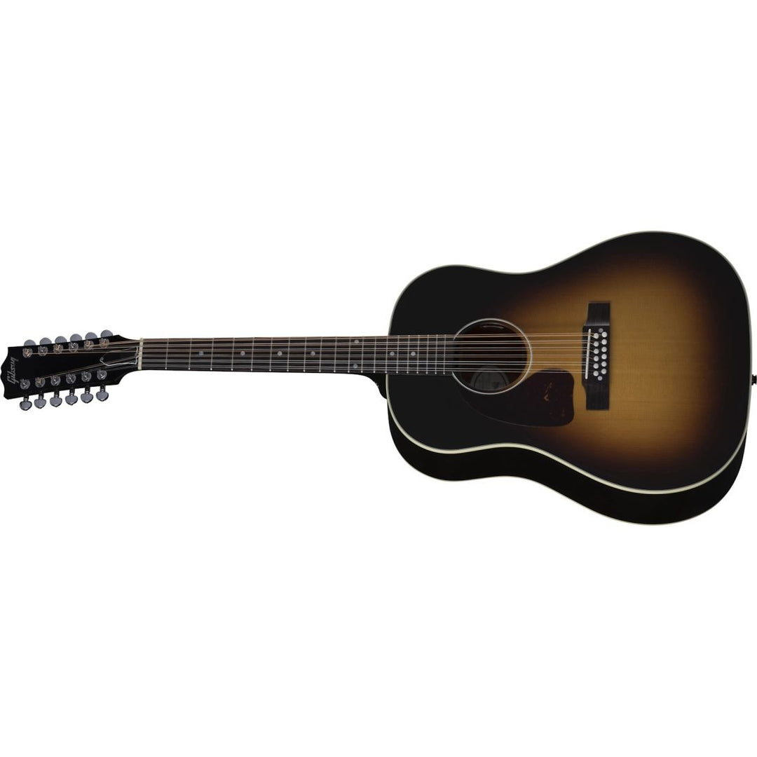 Gibson J-45 Standard 12-String Acoustic/Electric Guitar with Hardshell Case - Vintage Sunburst (Left Handed)