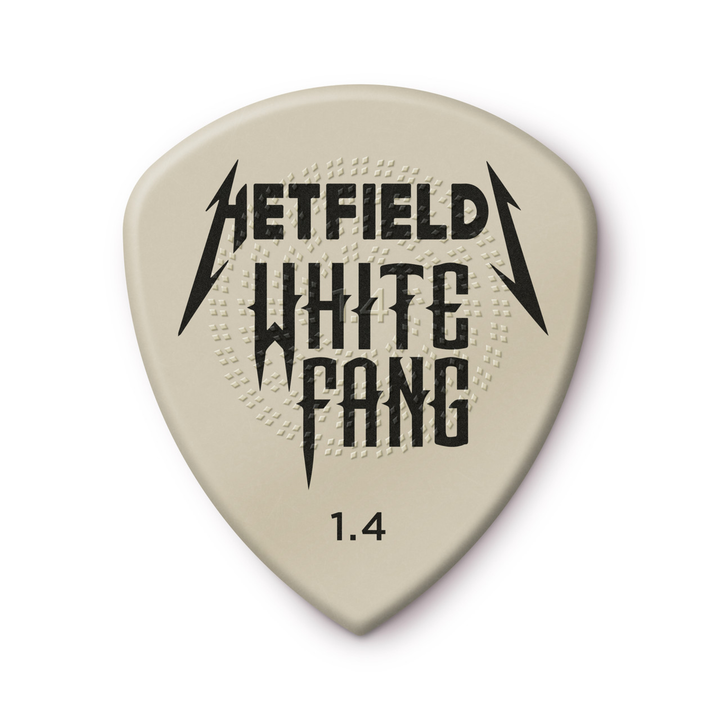 Dunlop PH122R140 Hetfield’s White Fang Custom Flow Pick 1.4mm – 24 Pack