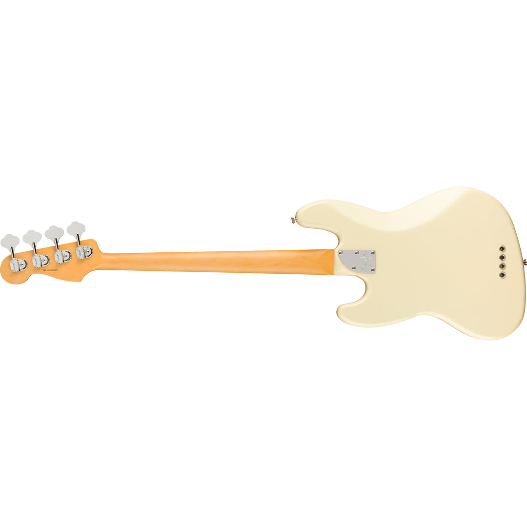 Fender American Professional II Jazz Bass (Olympic White) Fretless Electric Bass Guitar