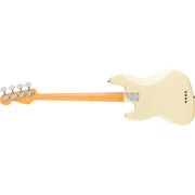 Fender American Professional II Jazz Bass Fretless Rosewood Fingerboard Electric Bass Guitar - Olympic White