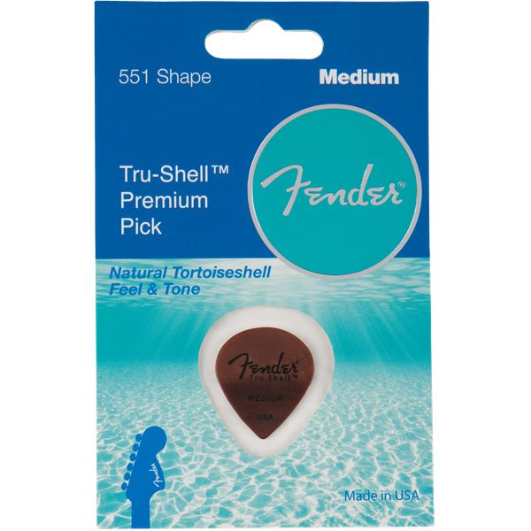 Fender Tru-Shell Picks - 551 Shape - Tru-Shell
