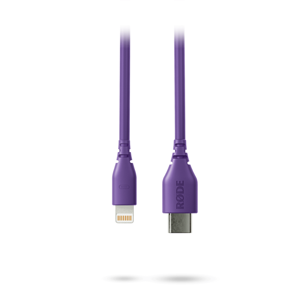 Rode Microphones SC21-PU 300mm Lightning to USB-C Cable - Purple