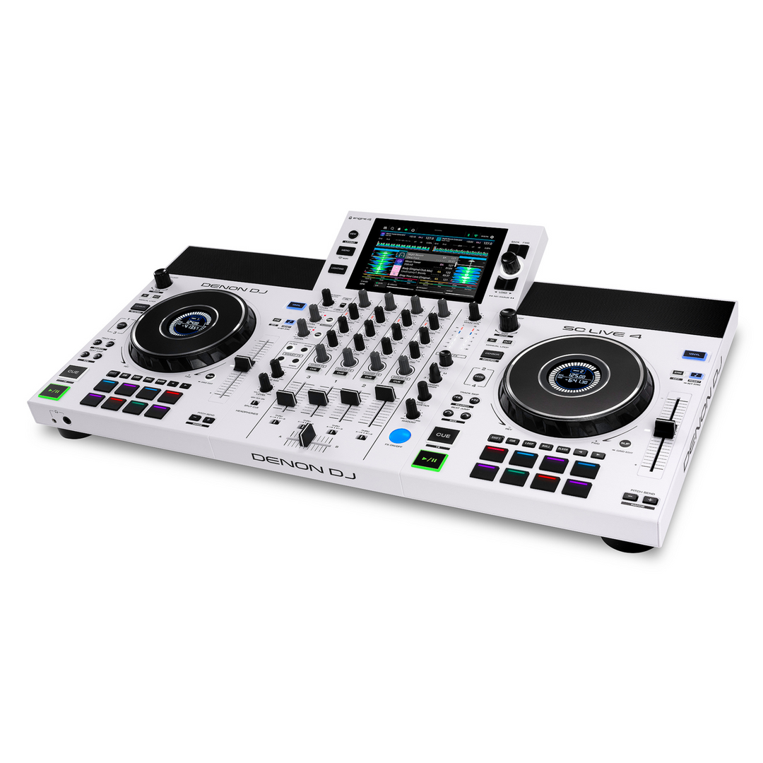 Denon DJ SCLIVE4 WHITE 4 Channel standalone DJ Controller
