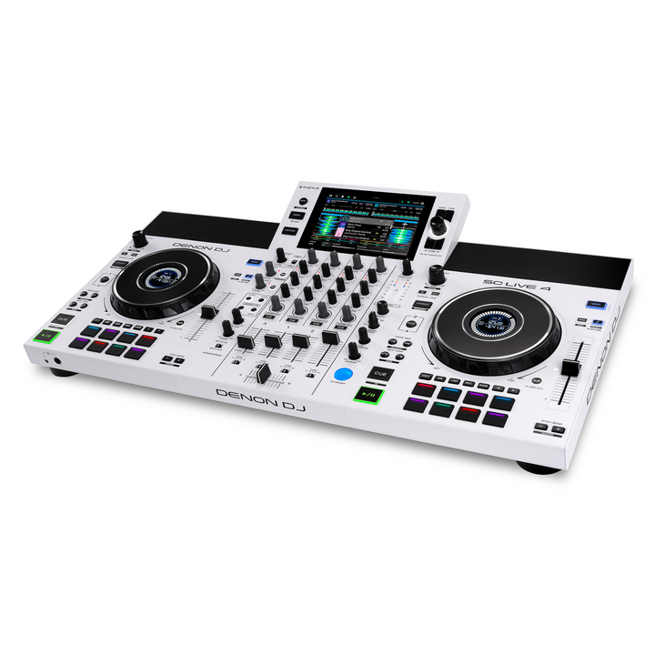 Denon DJ SCLIVE4 WHITE 4 Channel standalone DJ Controller