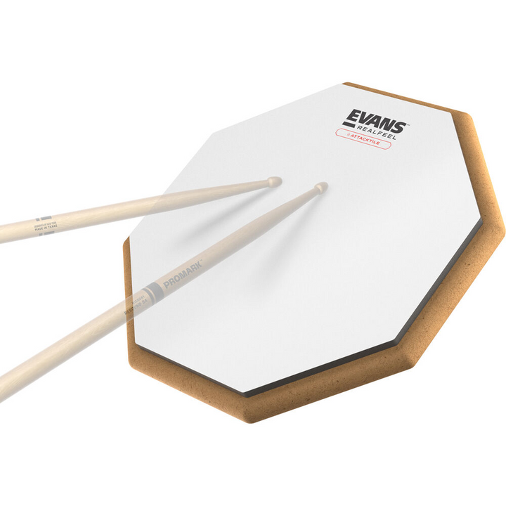 Evans RF10G-AT RealFeel by EVANS Attacktile Mountable Drum Pad, 10"