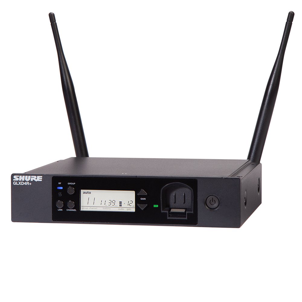 Shure GLXD4R+ Dual Band Wireless Rack Receiver