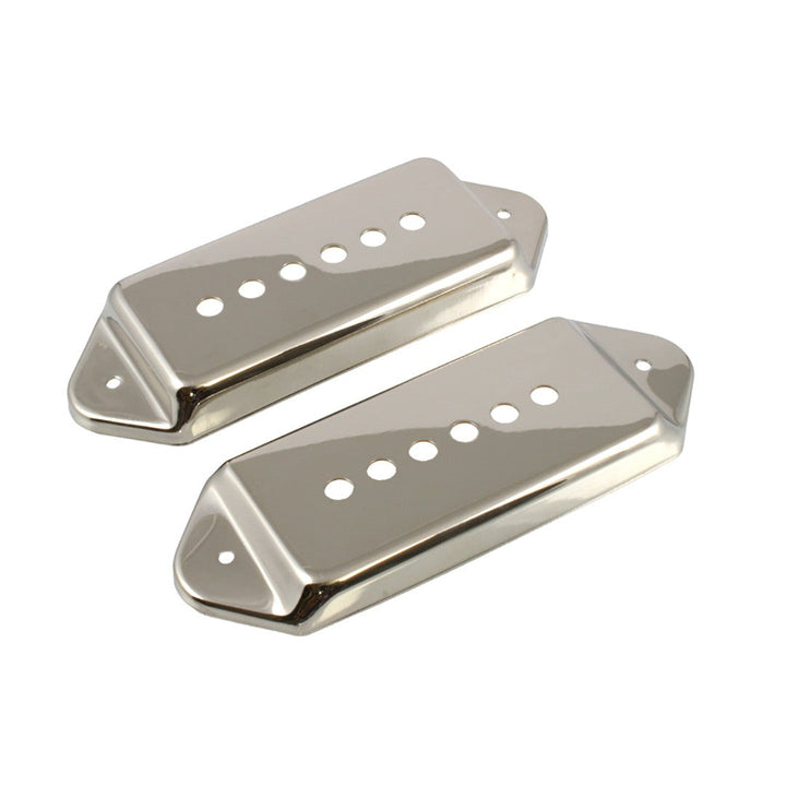 Allparts PC-0739 P-90® Pickup Cover Set with Ears Nickel